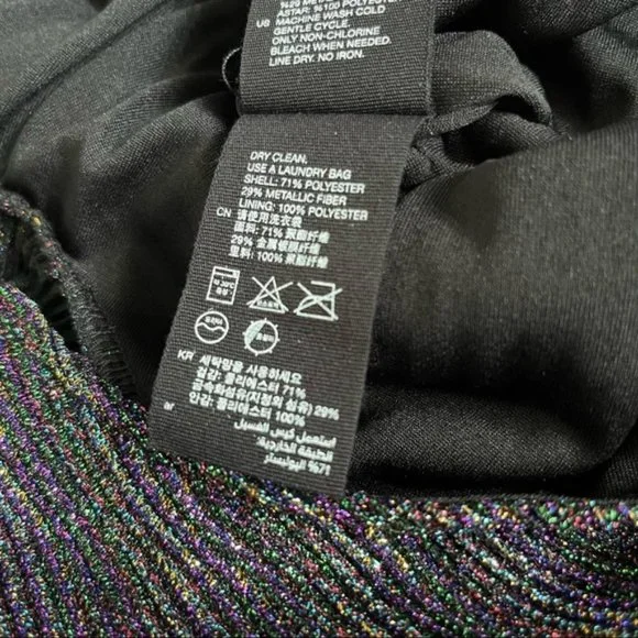 & OTHER STORIES Frills And Glitter Dress Size 10 - Picture 11 of 11